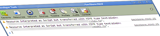 Resource interpreted as Script but transferred with MIME type text/plain